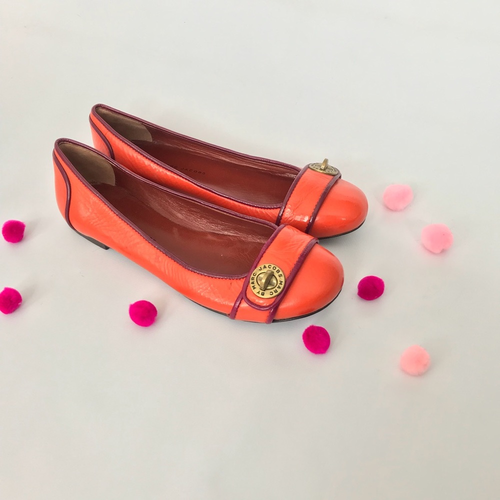 Marc by Marc Jacobs patent leather flats NEW